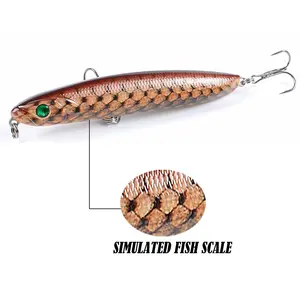 5pcs Boxed 18g Lure Set, Deep Water Fishing Bait, Long Cast Imitative Fish Attractant, Hard Plastic Lures for Salmon and Trout