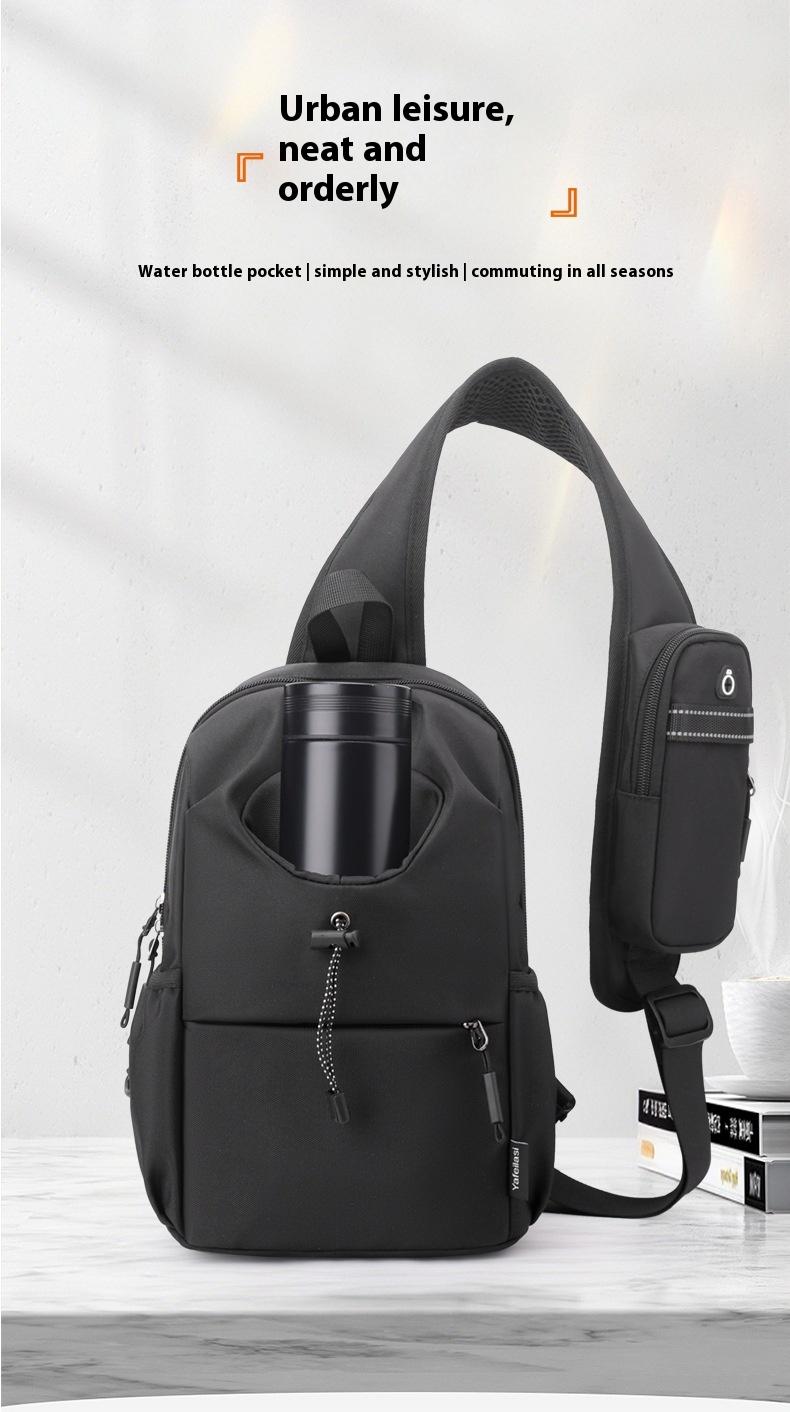 Men's Oxford Cloth Splash-proof Shoulder Crossbody Chest Bag