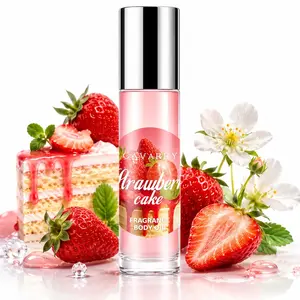 10ML Strawberry Pheromone Oil - Roll-On Subtle Perfume Oil, Essential Strawberry Fragrance, Sweet Fruity for Men and Women, Traveling or Dating Use
