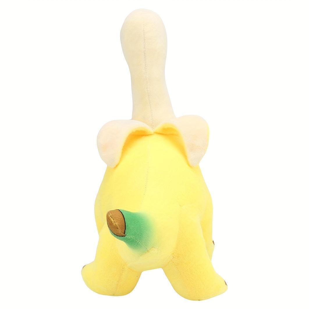 Cute Banana Brontosaurus Design Plush Toy, Soft Stuffed Animal Plushie, Cartoon Banana Soft Dragon Doll, Home Decoration Gift