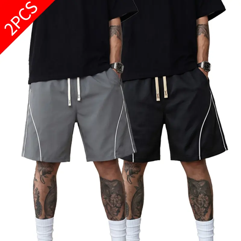 Casual Drawstring Summer Active Shorts, essential shorts men, bottom clothes, clearance sale, fits for men, summer mens clothing, cotton shorts,back to school,back to school haul