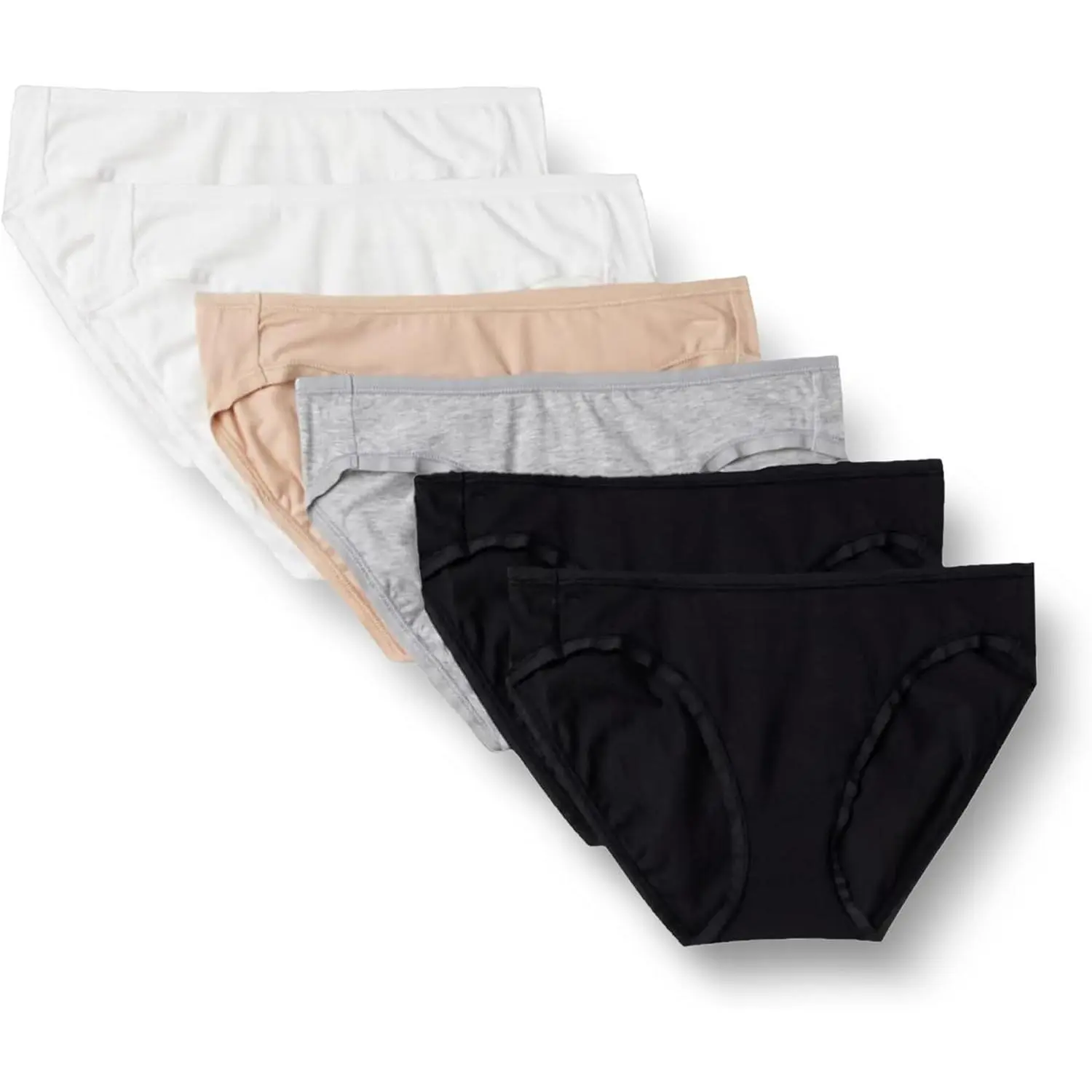 Women's Cotton Spandex Bikini Brief Underwear (Available in Plus Size)
