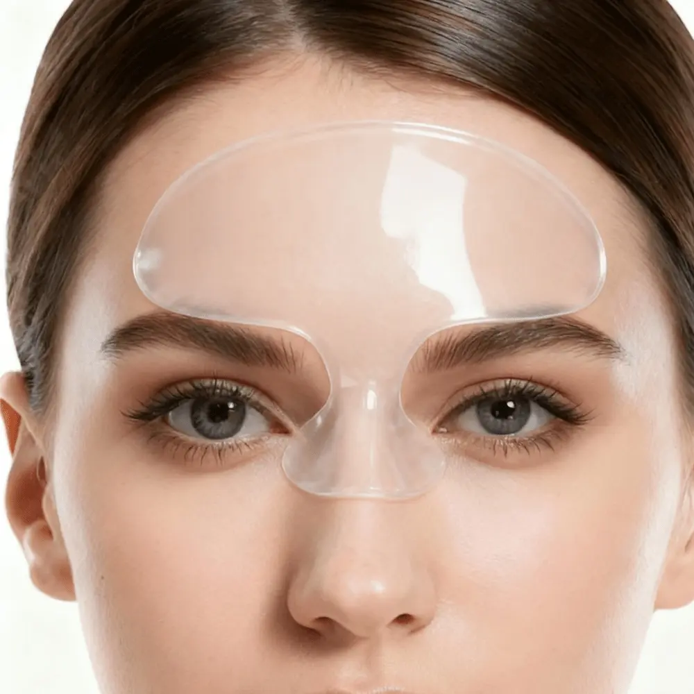 Silicone material forehead nose patch portable skin friendly smooth tool and accessories