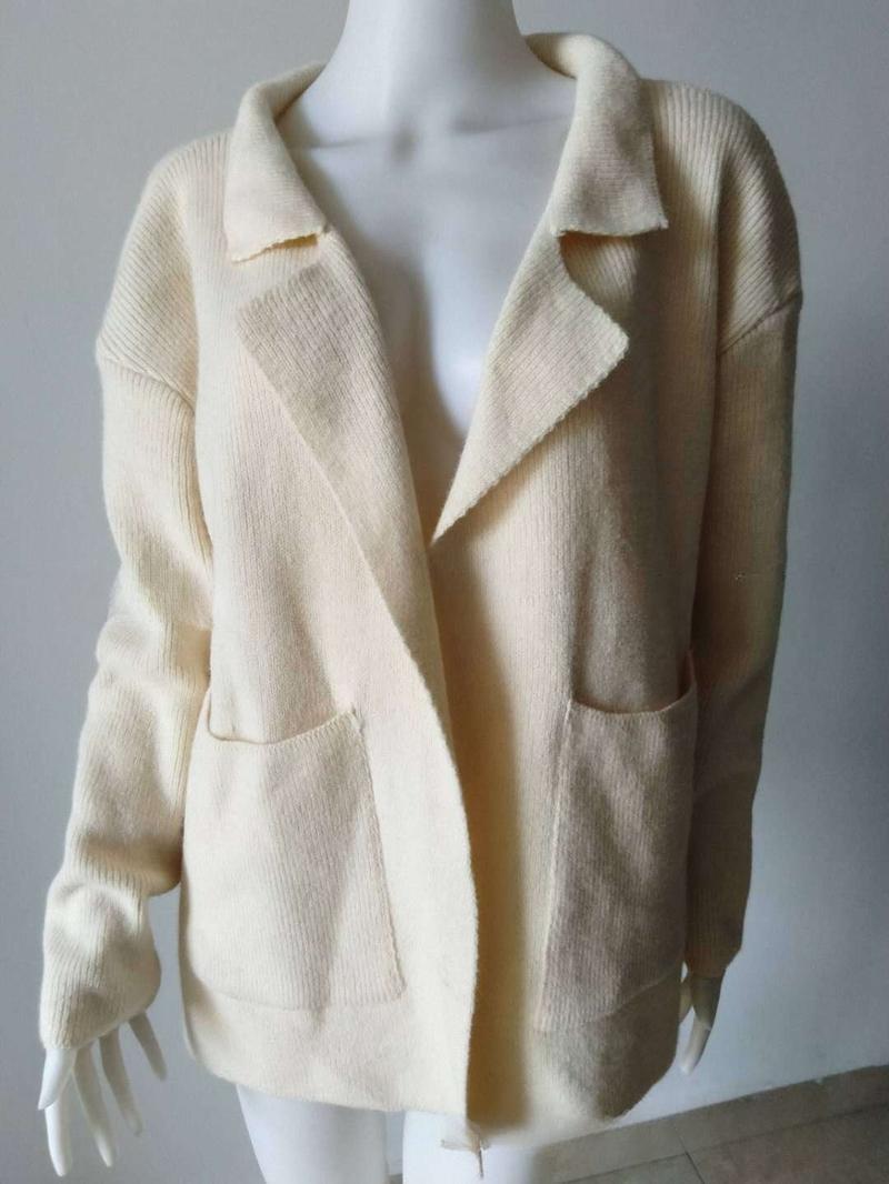 BIGWIG women's knitted cardigan, suit jacket, casual and light, loose version, front open pockets, sweater jacket, long cardigan, casual pockets, warm autumn and winter elegant sweater cardigan jacket BIGWIG women's knitted cardigan, suit jacket, casual and light, loose version, front open pockets, sweater jacket, long cardigan, casual pockets, warm autumn and winter elegant sweater cardigan jacket