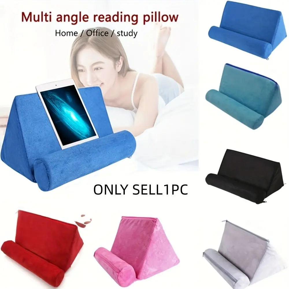 Bedside Tablet Stand with G-Type Pillow Design, Multi-Functional E-Reader Holder, Kindle Holder, Universal Smartphone Stand for Sofa or Car, Tablet Mounts, Multifunctional Stand