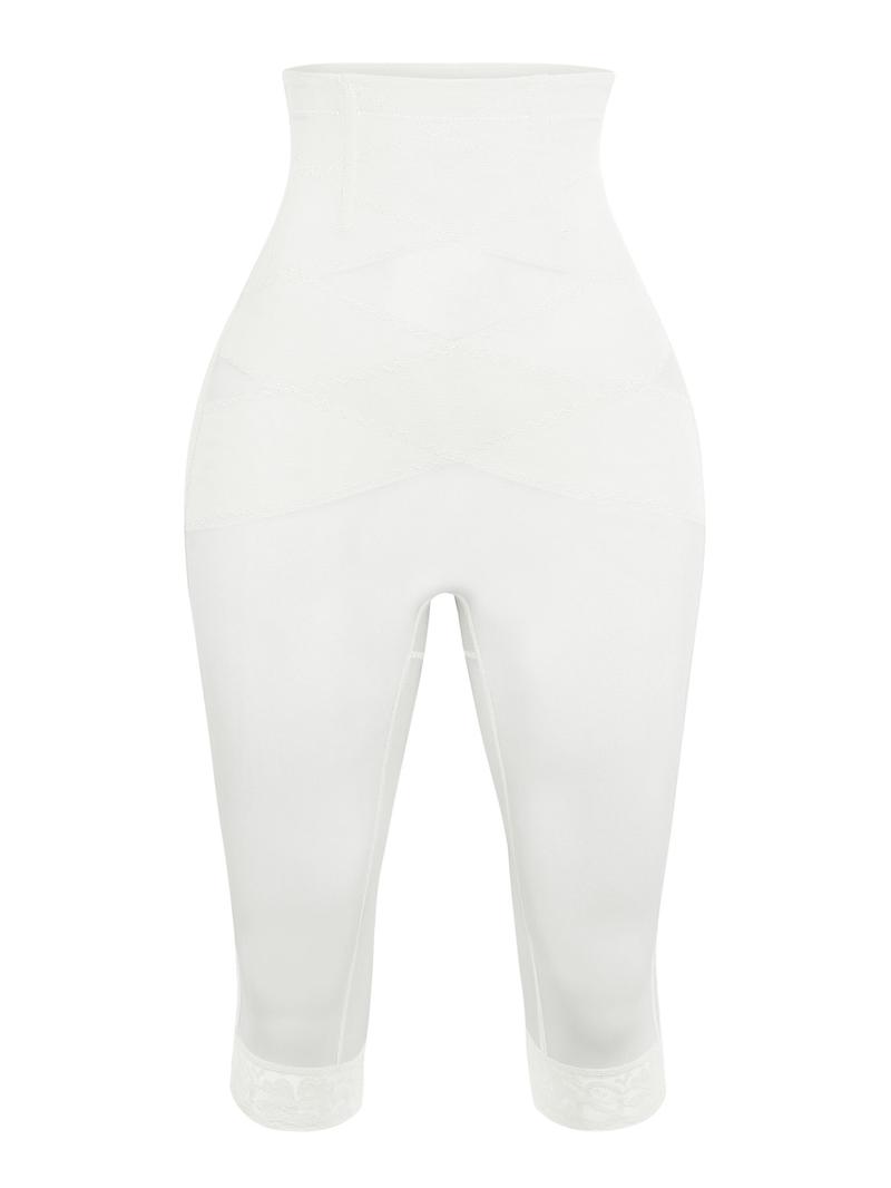 Women's Plain Contrast Lace Sheer High Waist Shapewear Shorts, Breathable Tummy Control Compression Slimming Shorts, High Stretch Shaper for Daily Wear Halloween comfyessentials boxertok underwearhaul tiktokshopbacktoschool tiktokshopblackfriday christmas Women's Plain Contrast Lace Sheer High Waist Shapewear Shorts, Breathable Tummy Control Compression Slimming Shorts, High Stretch Shaper for Daily Wear Halloween comfyessentials boxertok underwearhaul tiktokshopbacktoschool tiktokshopblackfriday christmas