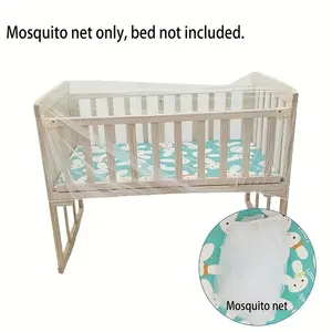 Children's Bed Mosquito Net - Breathable and Ventilated - Easy to Assemble, Lightweight Mesh Fabric, Insect-Proof, Ideal for Children's Beds and Cribs