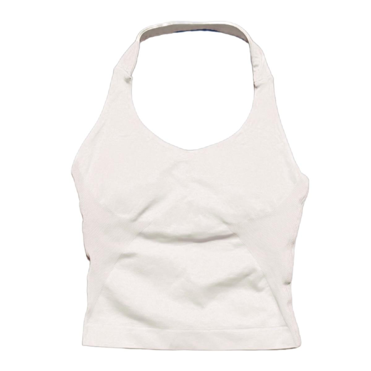 (With Logo) DFYFN  Gym Sports Top Women Seamless Yoga Tank Longline Strappy Top Open Back Bra Sportswear Gym Clothing Running Workout Halter tracksuits men wrestling suits Women's Bandeau Bikini and Maxi Dress Set Breathable Camouflage Training