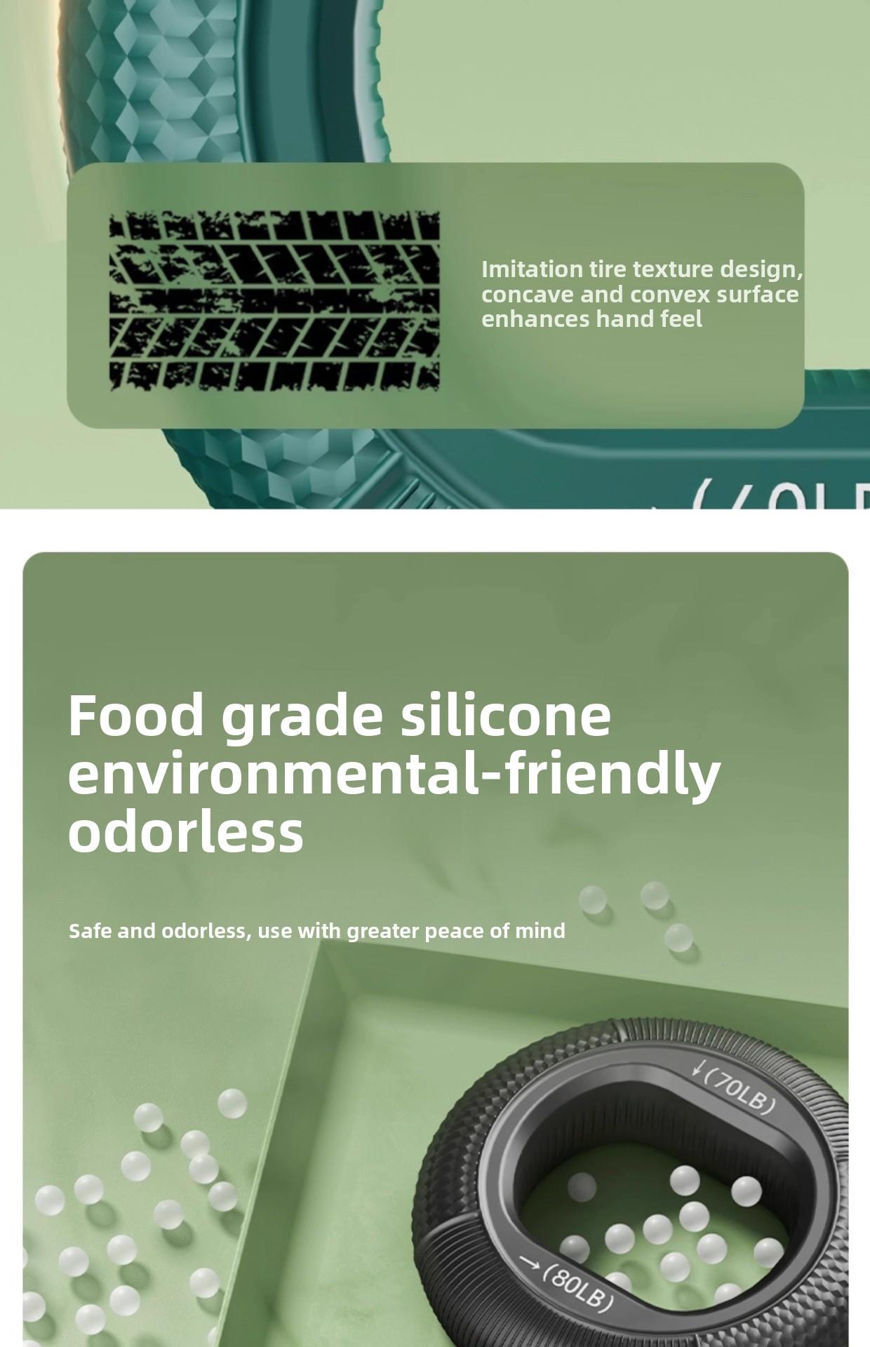 Silicone grip strength trainer for men, professional hand strength training, finger rehabilitation equipment, arm muscle training for the elderly