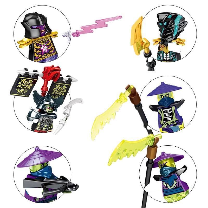 Anime Cartoon Model Bricks Lloyd Kai Jay Zane Cole Nya Mini Compatible Assemble Action Figures Movable Toys Building Blocks popular