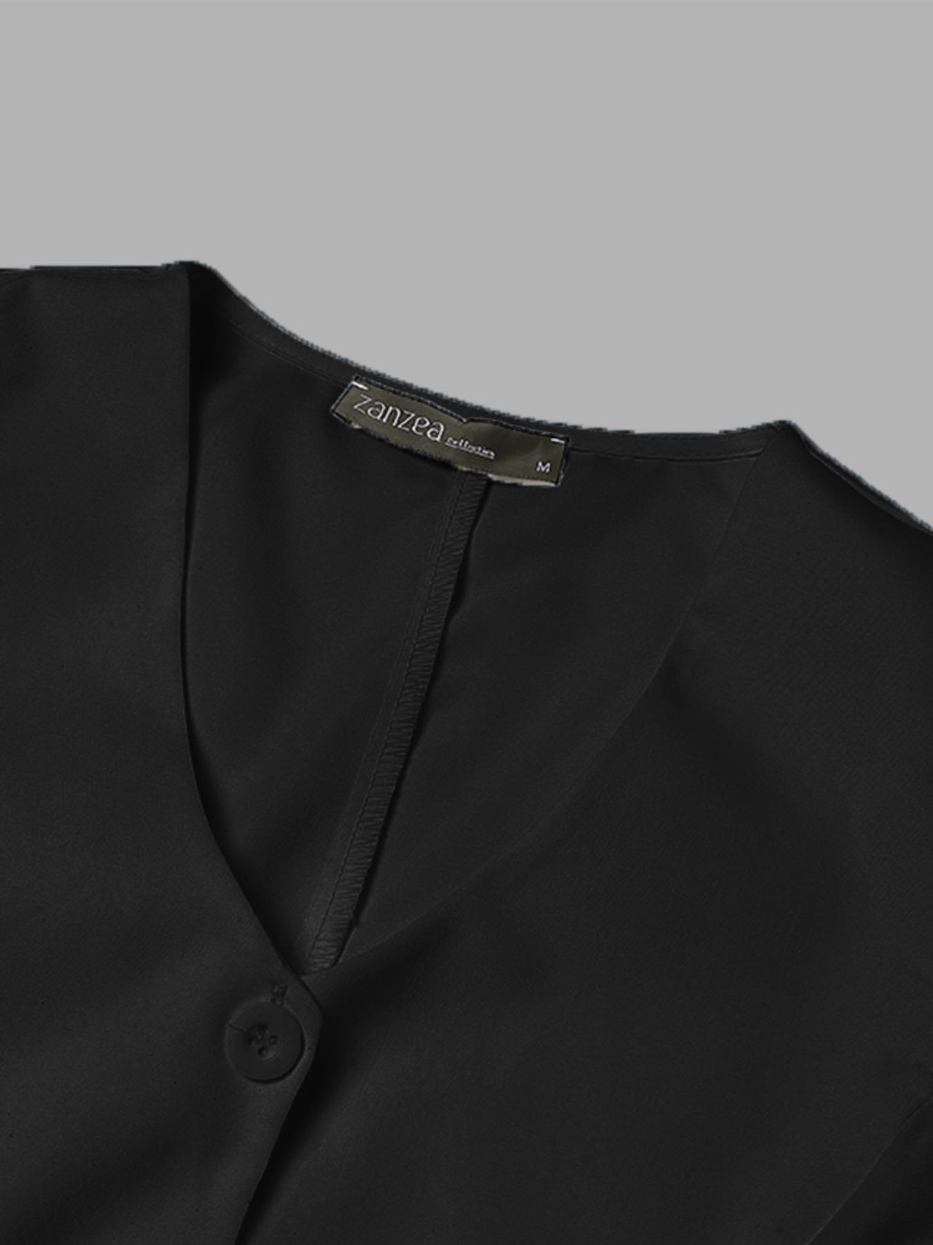 Two-piece Set Women's Solid V Neck Vest Top & Pleat Skirt, Casual Fashion Cozy Set for Daily Outdoor Wear, Ladies Clothes for All Seasons, Suits