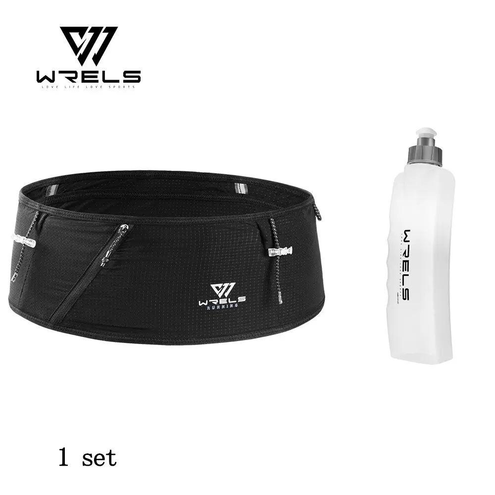 Wrels Sports Phone Waist Pack, Lightweight Running Hydration Belt, Large Capacity Gradient Water Bottle, Outdoor Activity Gear, Runners Accessories