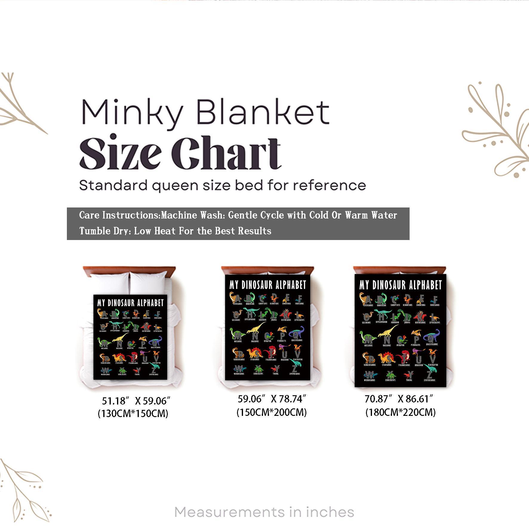 Dinosaur Alphabet Pattern Blanket, 1 Count Soft  Air-conditioned Room Throw, Warm Nap Blanket for Home Office Travel Camping