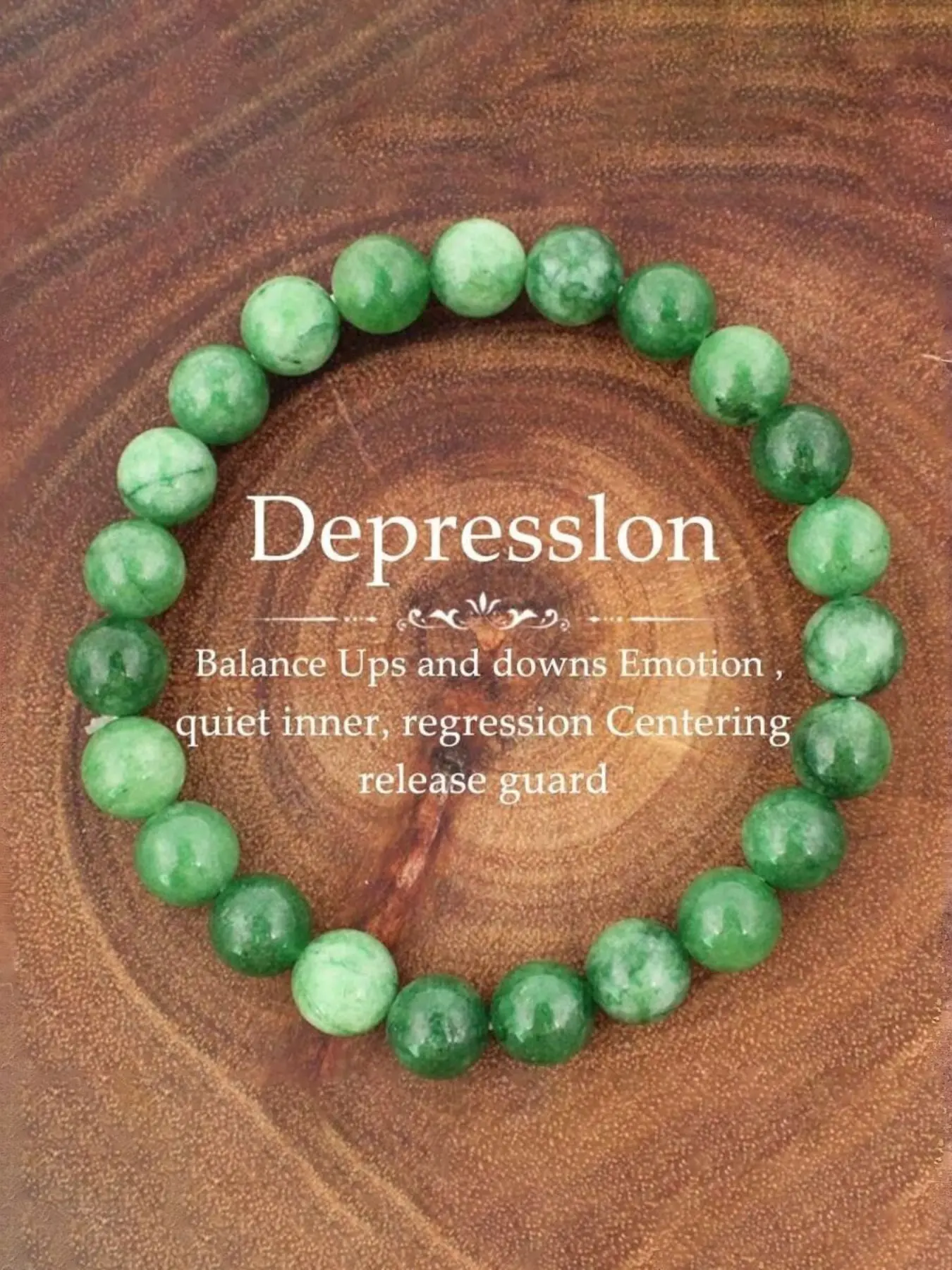 1pc Real Jade For Women Men Couple Genuine Green Beaded Bangles Lady Authentic Jade Jewelry Good Luck Bracelets Christmas Gifts Wife Grandparents Day From Grandson Granddaughter