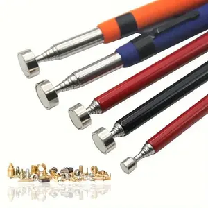 4pcs magnet pick-up kit, hand tools, DIY tools, retractable design, multifunctional magnetic force, convenient for picking up small items, and efficient gadgets.