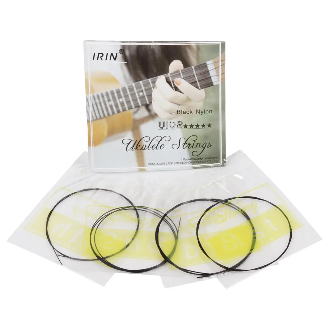 Irin  Nylon Ukulele Strings  Ukulele Felt Picks Strings Warm & mellow tone Accessories Kit  for beginners