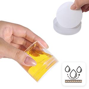 36 Pack 2 OZ Plastic Jars Round Clear Cosmetic Container Jars with Clear Lids, Perfect for Lotion, Slime，Cream, Ointments, Makeup, Eye Shadow, Samples, Pot, Travel Storage