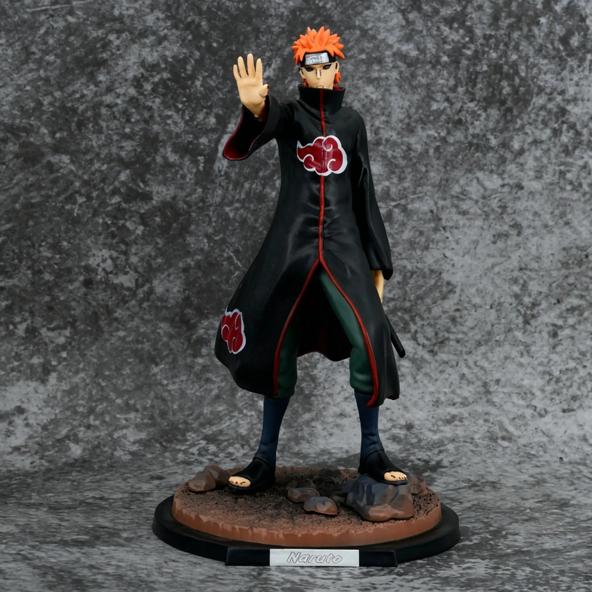 Naruto Pain Tsukuyomi Figure, Figurine, Classic Susanoo Pose, Akatsuki Cloud Robe, Sharingan and Hair Details, High-Quality PVC, Collectible