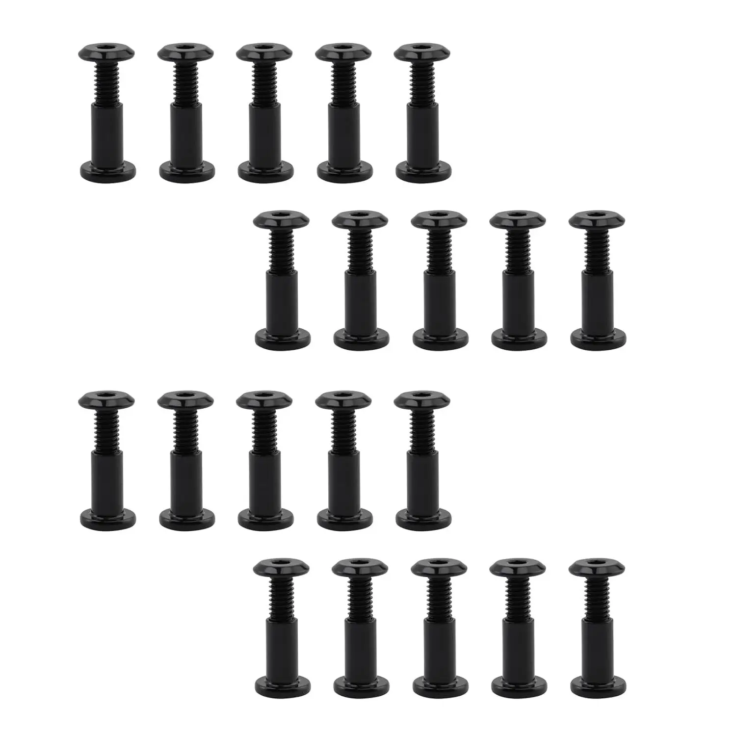 20Pcs M4×10mm Binding Post Screws Stainless Steel Socket Cap Bolts