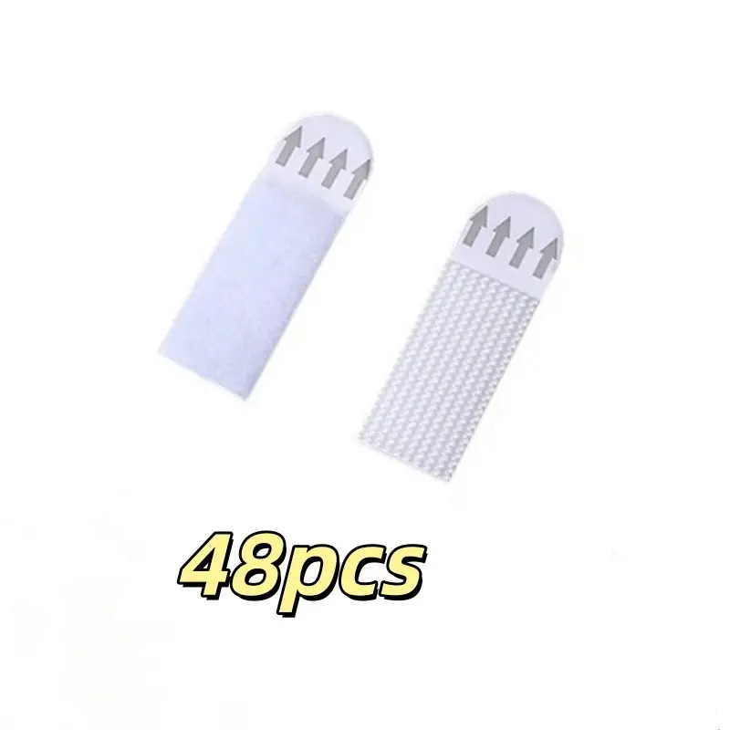 48 Piece Frame Magic Hooks, High Adhesive Load Bearing, Removable Design, Easy Installation, No Wall Damage, Ideal for Art Frames, Photos, Decorations