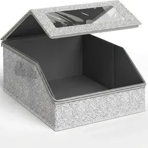 Large Stackable Baseball Cap Storage Box, Classic Style Hat Organizer, Closet Organizer, Men's Gift, Hat Storage Solution