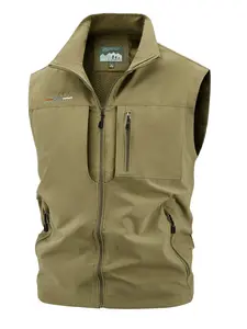 Men's Fishing Vest for All Seasons, Outdoor Hiking Camping Tactical Vest, Multi-Functional Summer Workwear Photography Vest