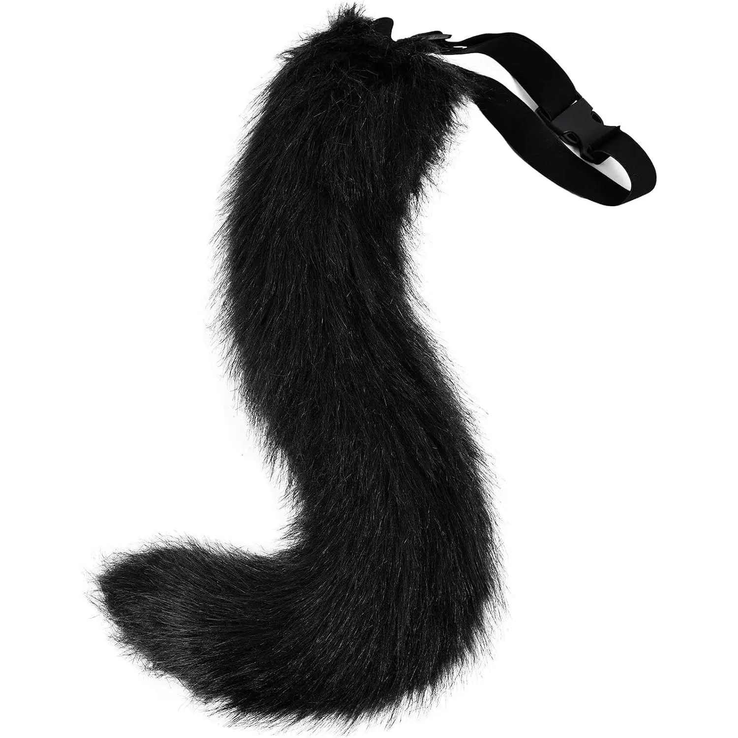 Faux Fur Furry Tail Costume Accessories for Cosplay Halloween Fancy Party(Gift)