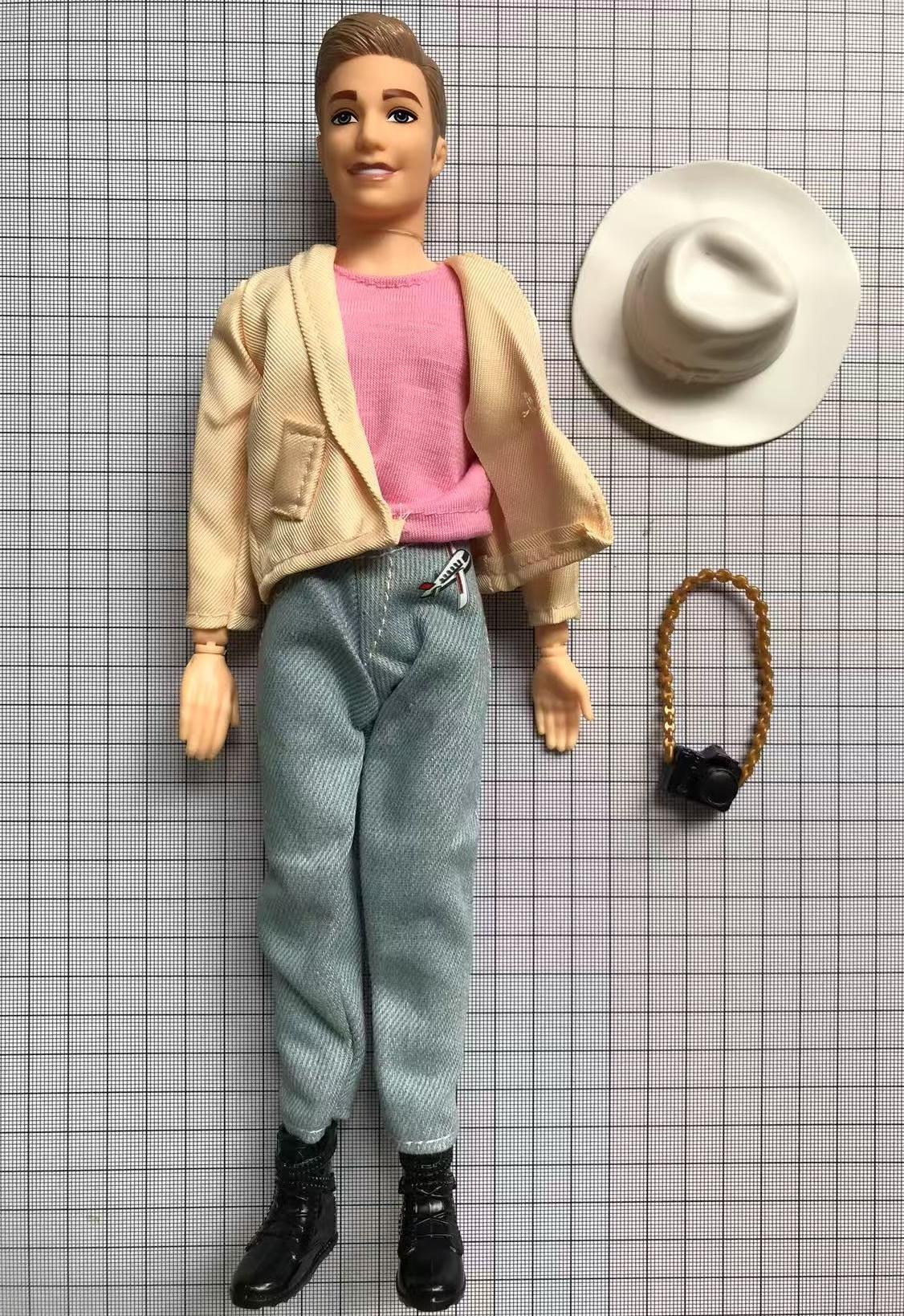 1/6 Male Doll With Clothing Set Homesome Soldier Men Doll  Handmade Clothes Outfit For 29CM Ken Prince Doll