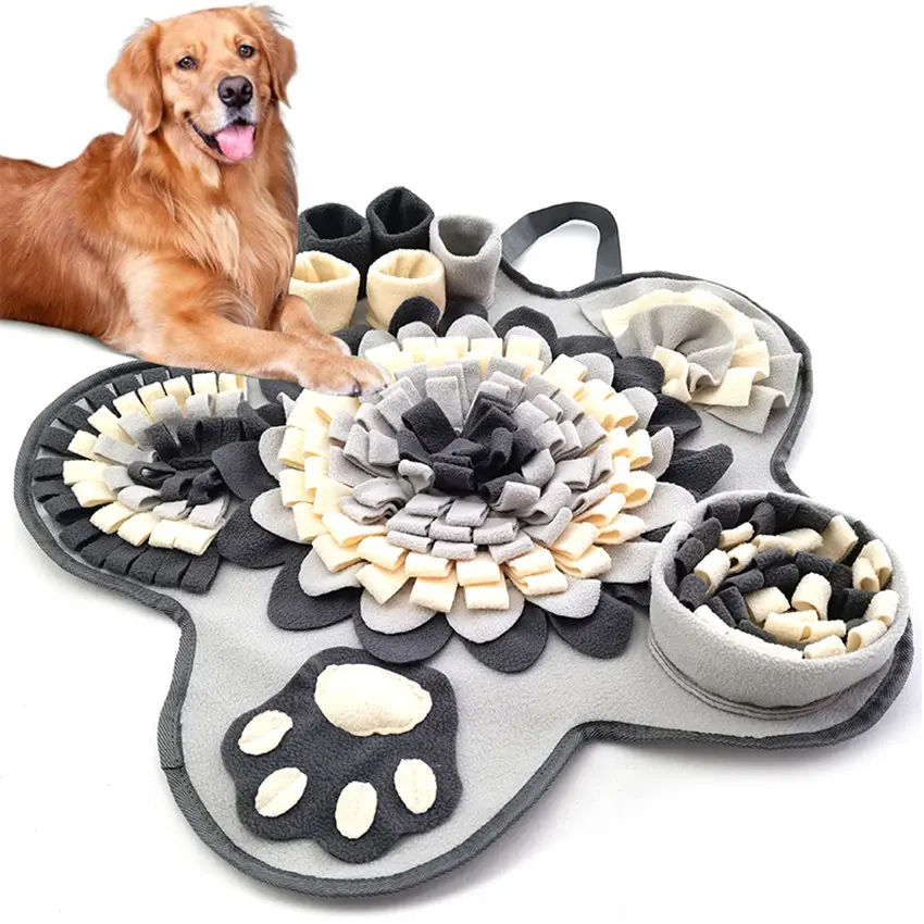 Pet Snuffle Mat for Cats & Dogs, Slow Feeder Pad, Stress Relief, Anti-Chewing, Iq Training, Interactive Food Puzzle Toy