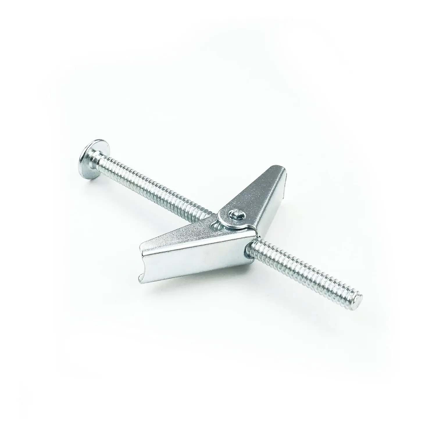 Toggle Bolt Zinc Plated Steel and Wing Nut for  Heavy Items  Drywall 3/16x3 (12 Pack)