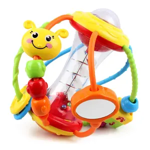 Baby Toys 0-6-12 Months, Baby Rattle Toys Activity Ball Infant Toys 6 Month Old Baby Toys 3-6 Months, Shaker Grab Spin Travel Toys Easter Christmas Basket Stuffers Gifts New model