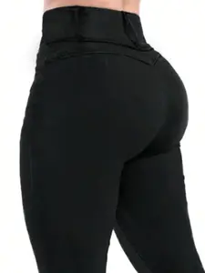 Women's Shaping Pants High Elasticity Tight Fit Fashionable and Elegant for Dating Commuting Casual Travel Valentine's Day New Year