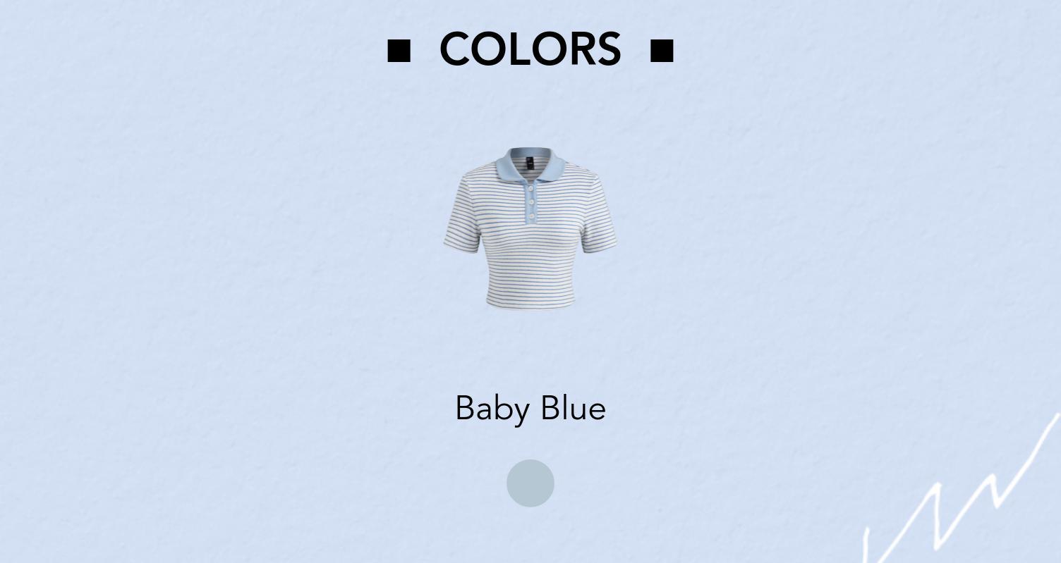 Cider [size 2-26] Terry Collar Striped Button Crop Short Sleeve Tee