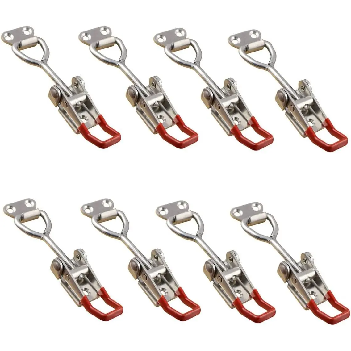 Adjustable Toggle Latch Clamp 4001, 330 Lbs 150Kg Holding Capacity, 4001 Heavy Duty Quick Release Pull Latch Toggle Clamp (R4001-8PCS)
