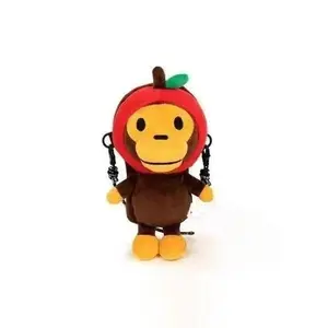 Transparent Surface Cartoon Monkey Figure Shoulder Bag Cosplay Mobile Holder With Bananas Coin Purse Crossbody Bag party gifts