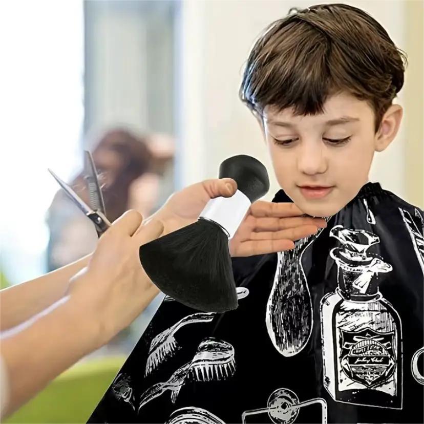 Hair Styling Tool Set (3 Counts/set), Hair Cutting Apron & Hair Brush & Eight Claw Comb, Heatless Styling Tool for Home & Salon Use