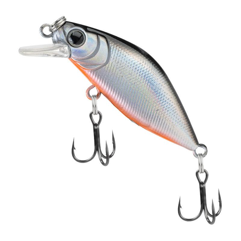 Luya bait 5 pieces(one set) submerged bait, freshwater red eye mouth bionic hard bait