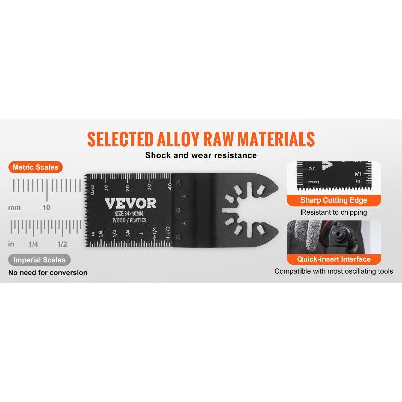 fathersdaygift VEVOR 30PCS Multi Tool Blades Kits, Universal Quick Release Oscillating Saw Blades, 8 Types Wood Metal Plastic Oscillating Tool Blades, Fit Dewalt Bosch Milwaukee Hitachi Chicago Craftsman fathersdaygift VEVOR 30PCS Multi Tool Blades Kits, Universal Quick Release Oscillating Saw Blades, 8 Types Wood Metal Plastic Oscillating Tool Blades, Fit Dewalt Bosch Milwaukee Hitachi Chicago Craftsman