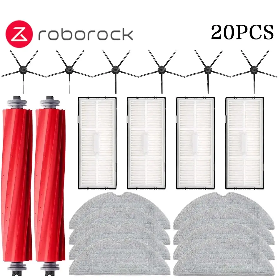 Compatible Replacement Parts for Stone Roborock, Fits Roborock S7, S7 Maxv, S7 Maxv Plus, Robot Vacuum Accessories