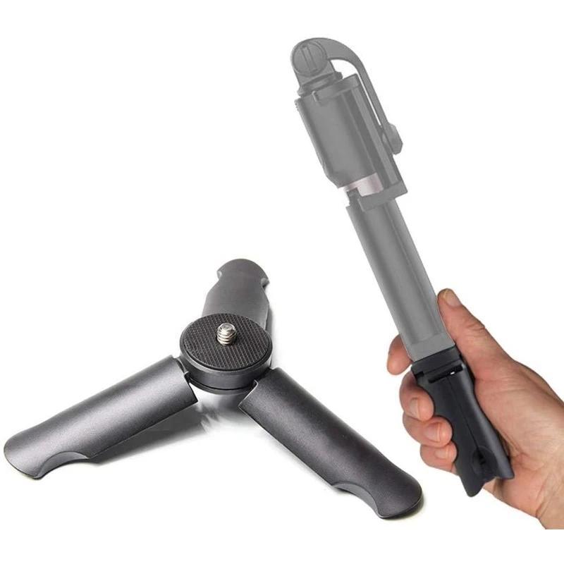 Portable Mini  Small Phone  for iPhone/Android Pocket Selfie Stick Handle Grip for GoPro insta360 DJI Action Camera Compact Magnetic Multifunctional Waterproof Electric Foot Callus Remover Rotatable Tripod with Remote