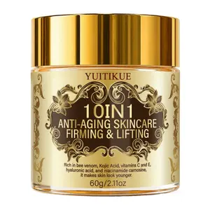 Yuitikue 10-In-1 Cream, Firming and Lifting, Contains Bee Venom, Kojic Acid, Vitamin C/e, Hyaluronic Acid, Moisturizing, Wrinkle Reduction, 60g