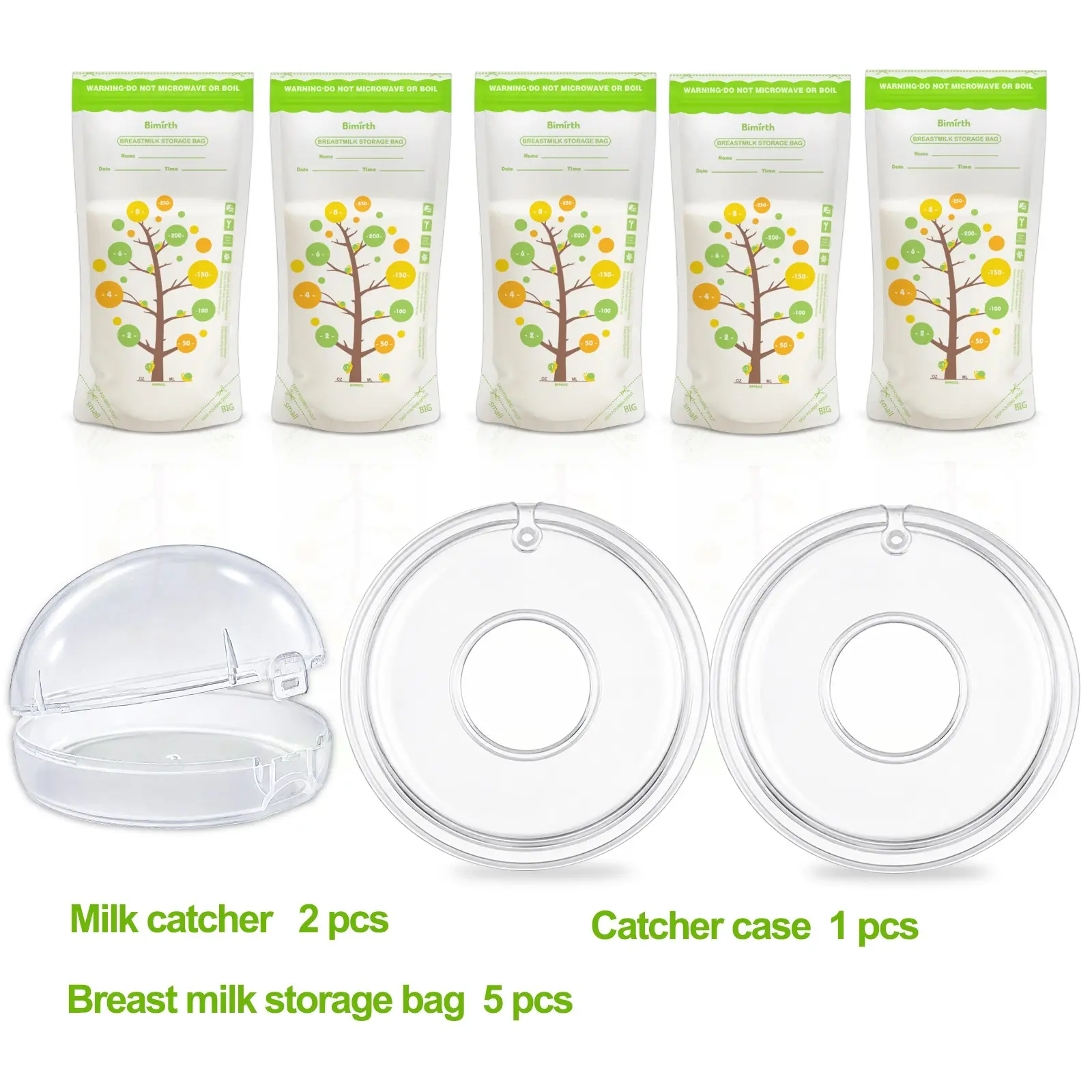 Wearable Breast Milk Collector, 2 Counts/set Breathable Washable Breast Milk Collector, Breastfeeding Accessories for Women, Nursing & Feeding Supplies