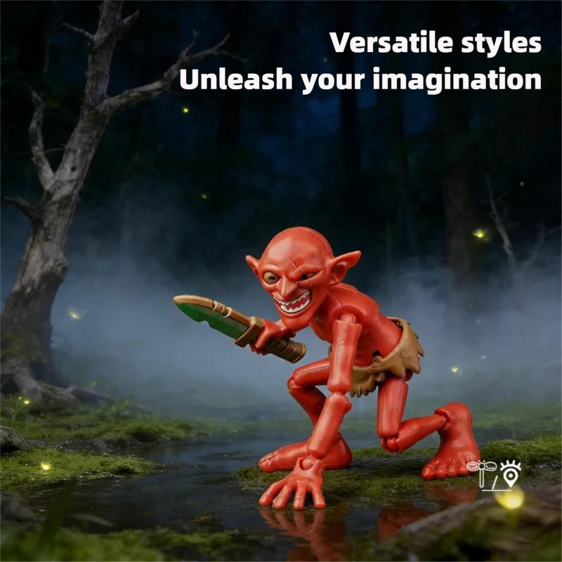 New Goblin Multi Jointed Movable Toy Multi Form Action Figure DIY Full Body Movable Assemble Handmade Model Kids Toys Gifts
