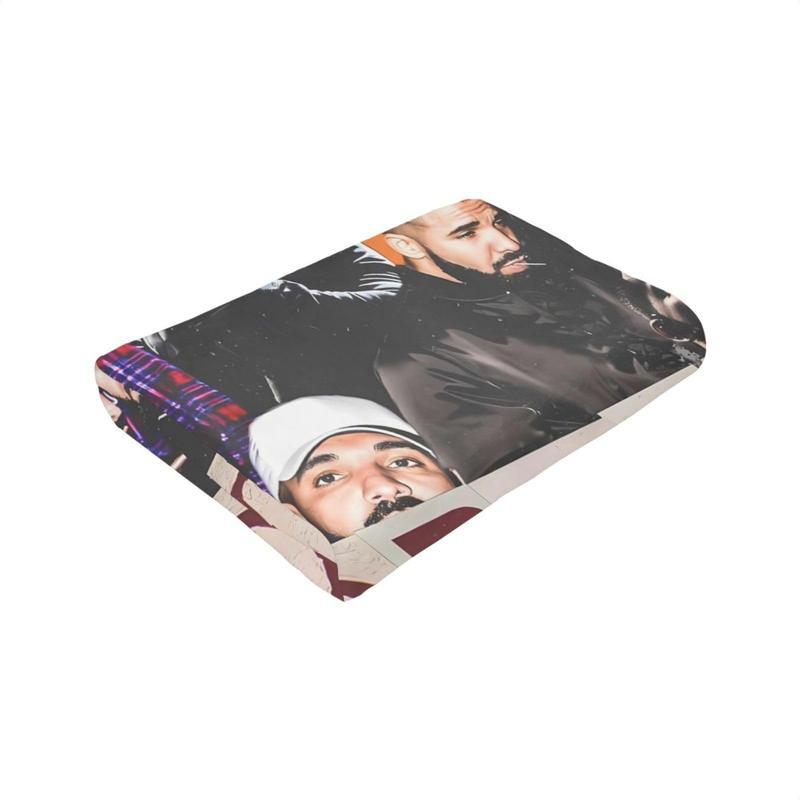 Drakes Soft Throw Blanket Rapper Singer Album Cover Party Decorations for Bed Sofa Living Room Birthday Holiday Gifts