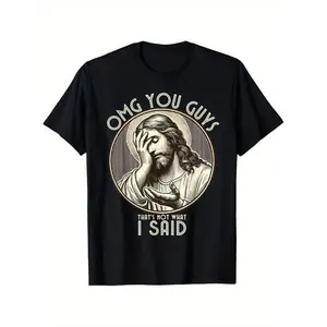 [CVC fabric]graphic tees OMG You Guys I Never Said That Shirt Funny Sarcastic Quote T-Shirt