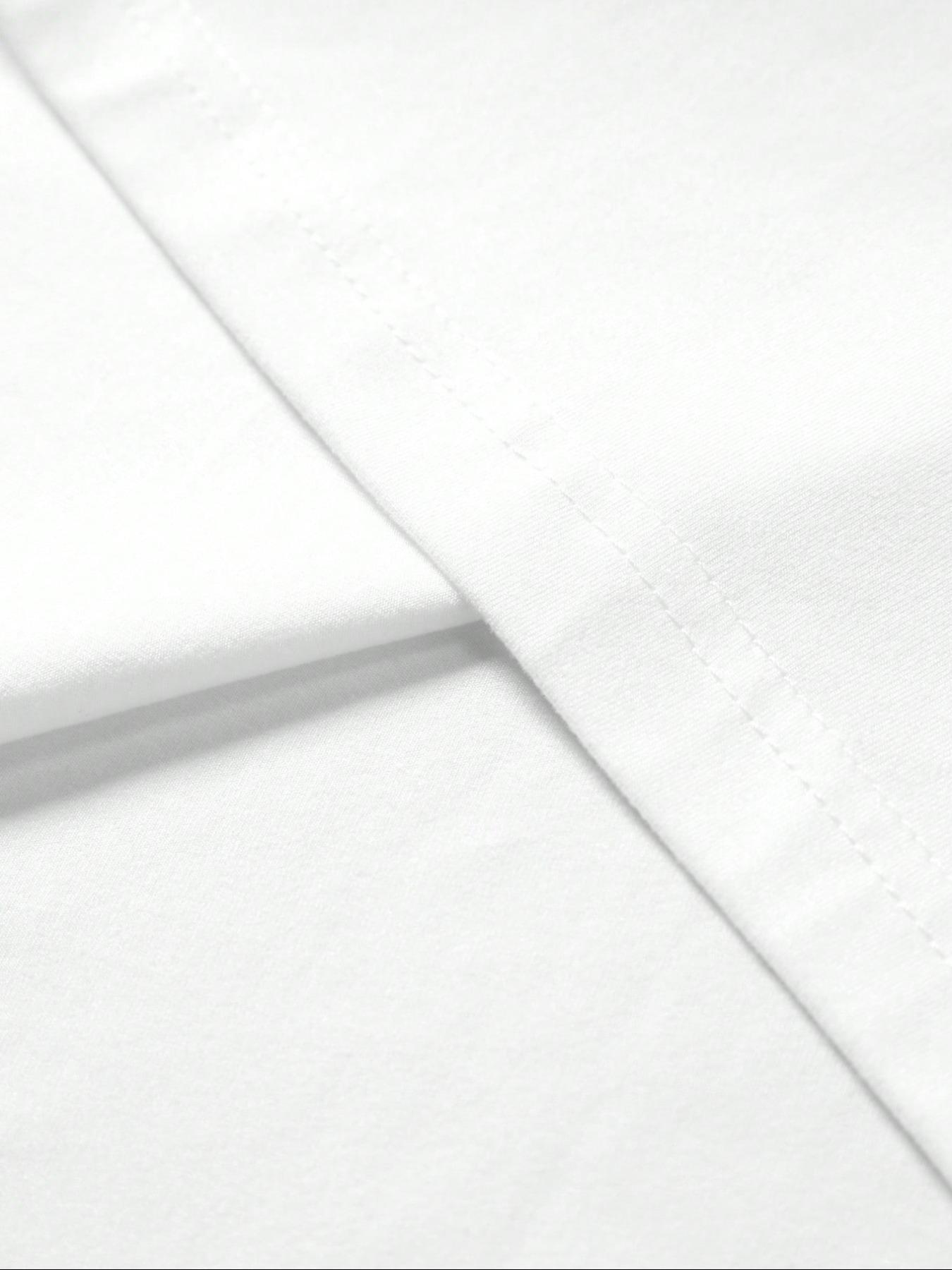 Men's Solid Color Shoulder Sleeve Crew Neck T-Shirt, Ultra Soft Stretch Quality Fabric, Dry Fit Sports Tee for Running & Gym Workouts, Dry Fit Shirts