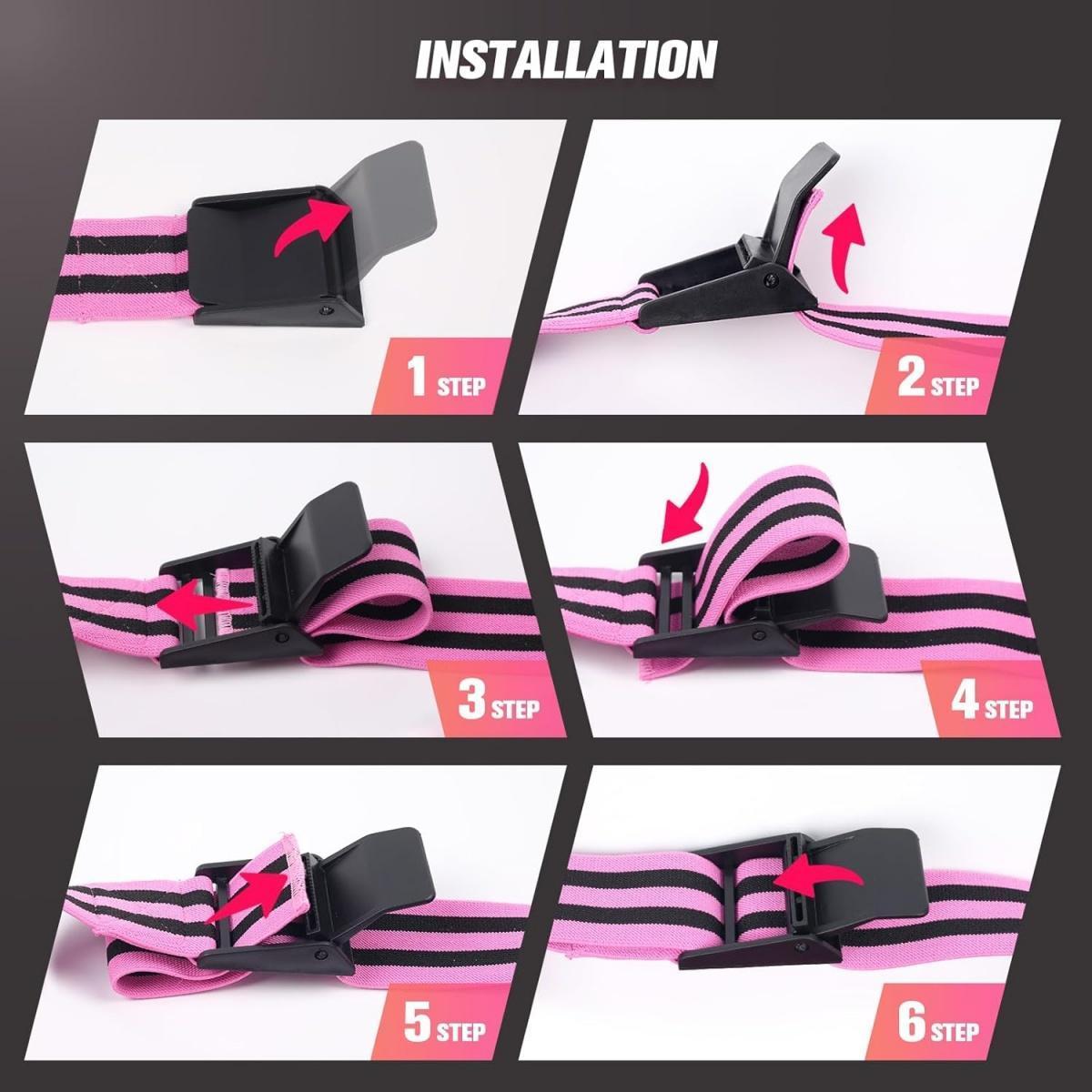 Blood Flow Restriction Bands for Women Butt Lift, BFR Occlusion Thigh Bands for Workout Squat Hip Building