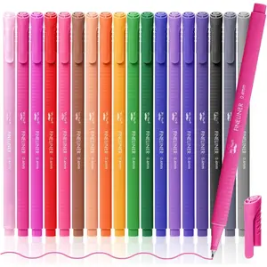 - Colored Fineliner s, 18 Pack, 0.4mm,  Triangular , Smooth Writing s for Journaling, Note-Taking, Coloring, Sketching, Planning & Art Projects