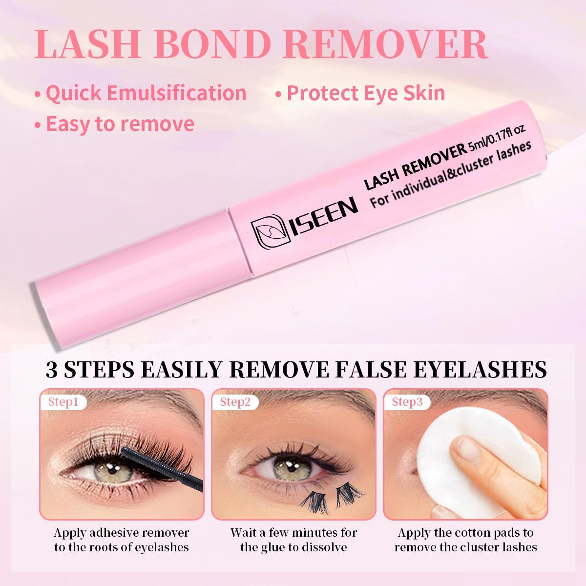 Eyelash Extension Tool Kit, Including Eyelash Bond and Seal, Eyelash Bond Glue, Eyelash Adhesive, Remover, Curler, Brush & Tweezers for DIY Lash Application, Gentle Eye Makeup Tools, Compact Cosmetic Set, Multifunctional Makeup Brush, Includes Lash Tools