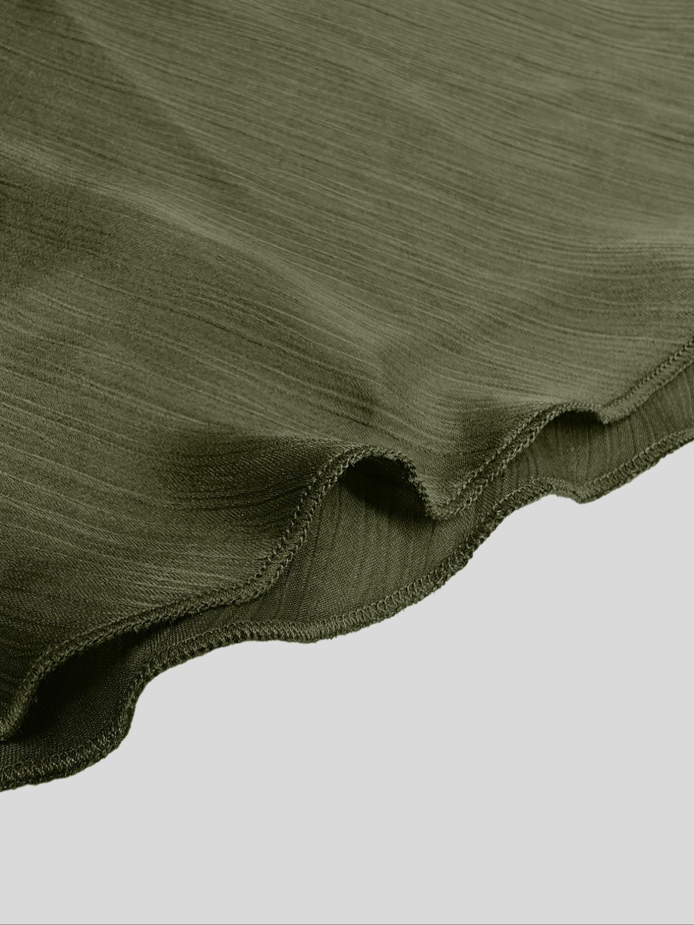 Women's Spring Summer Plain Casual Everyday Elegant Sleeveless Deep V Neck Ruched Tie Design Top, Fitted Fashionable Blouse for All Seasons